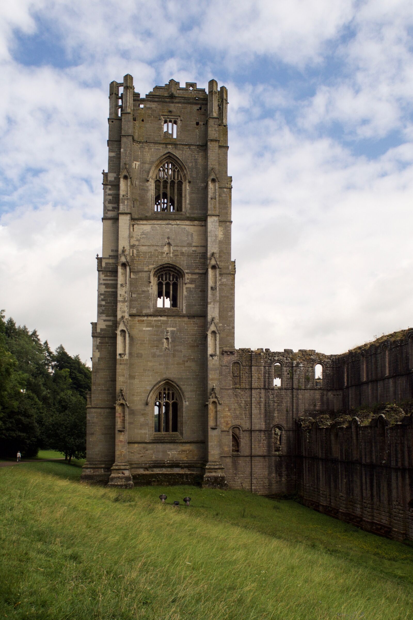 Olympus OM-D E-M10 sample photo. Fountains abbey, cistercian monastery photography