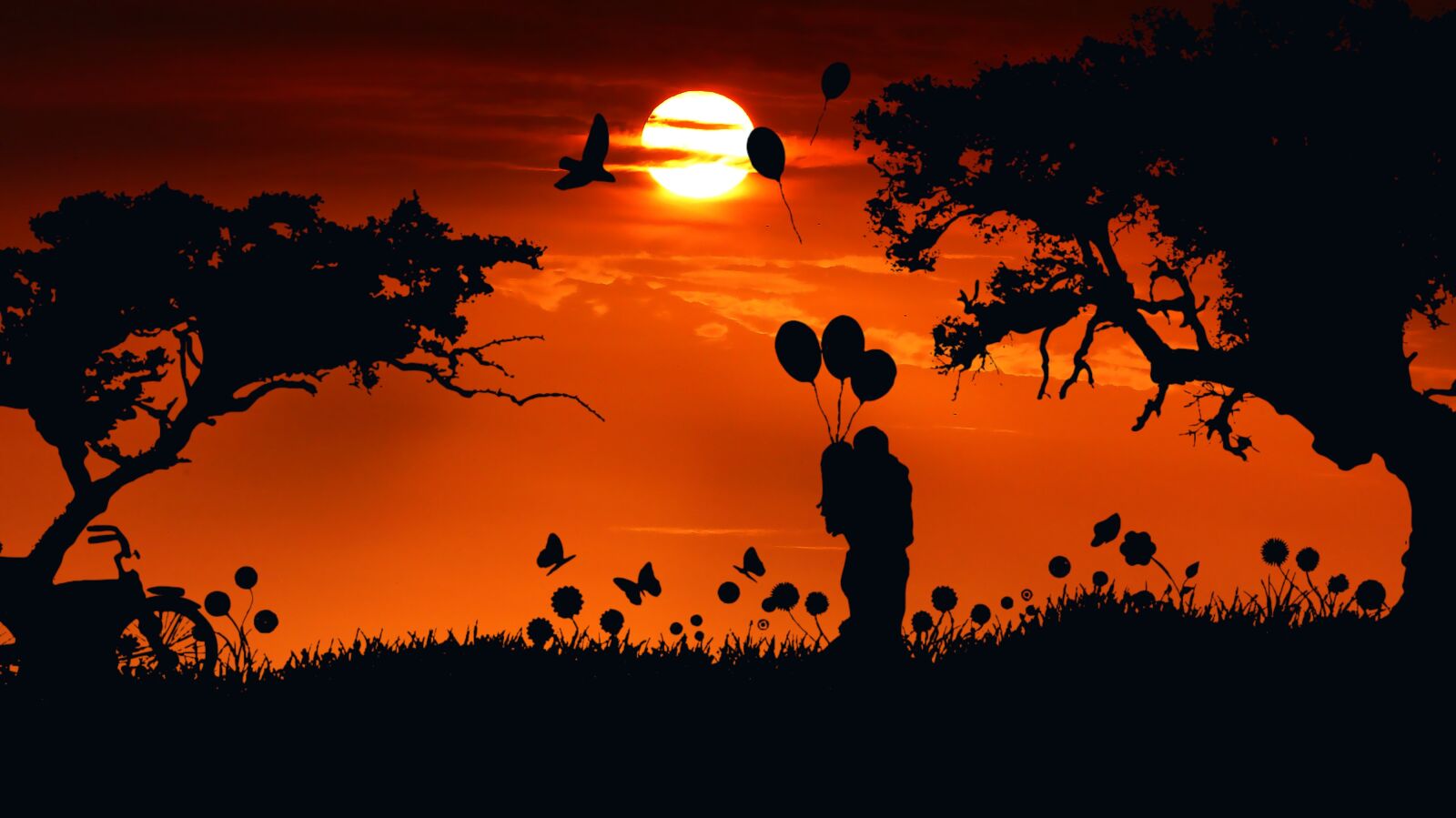 Panasonic Lumix DMC-FZ200 sample photo. Sunset, couple, romantic photography