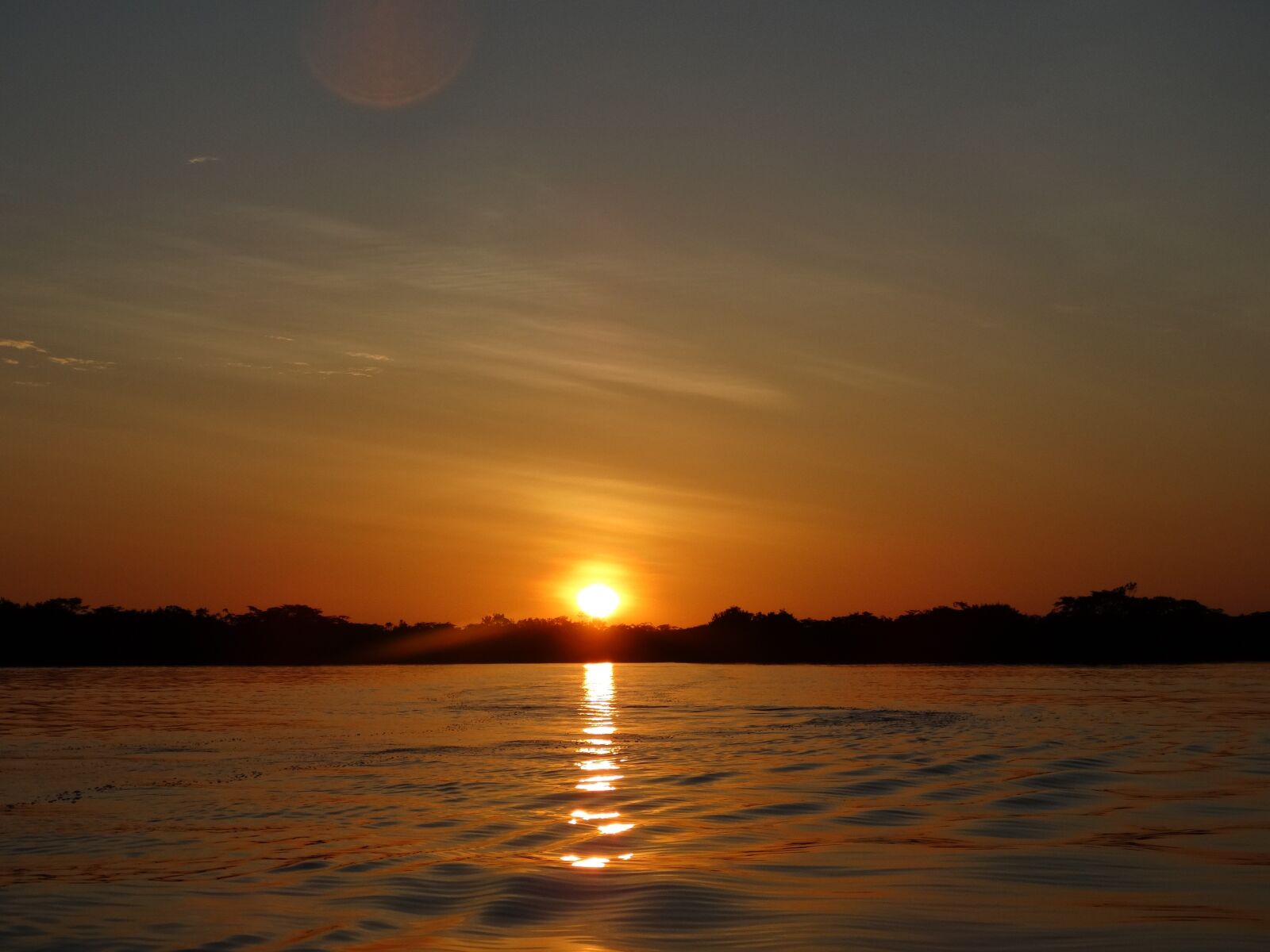 Sony Cyber-shot DSC-HX300 sample photo. Cuyabeno, lagoon, sunset photography