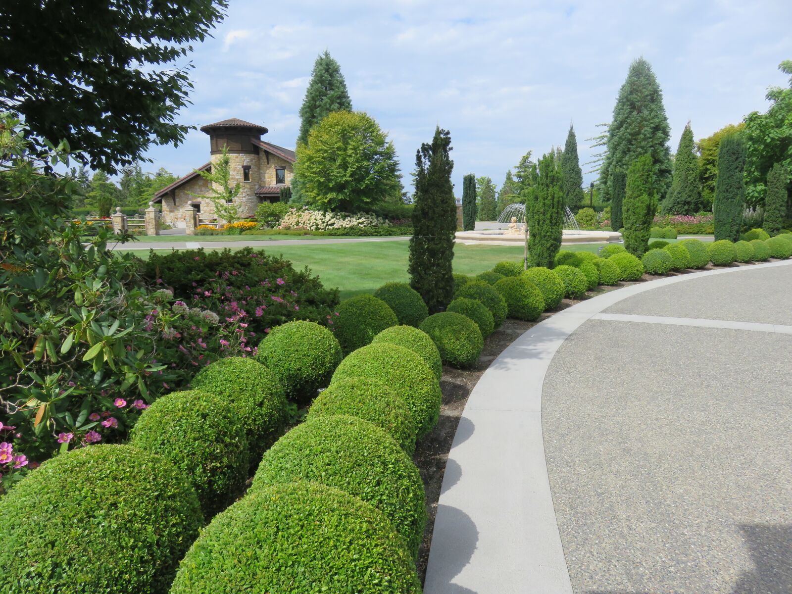 Canon PowerShot SX710 HS sample photo. Manicured, trees, greenery photography