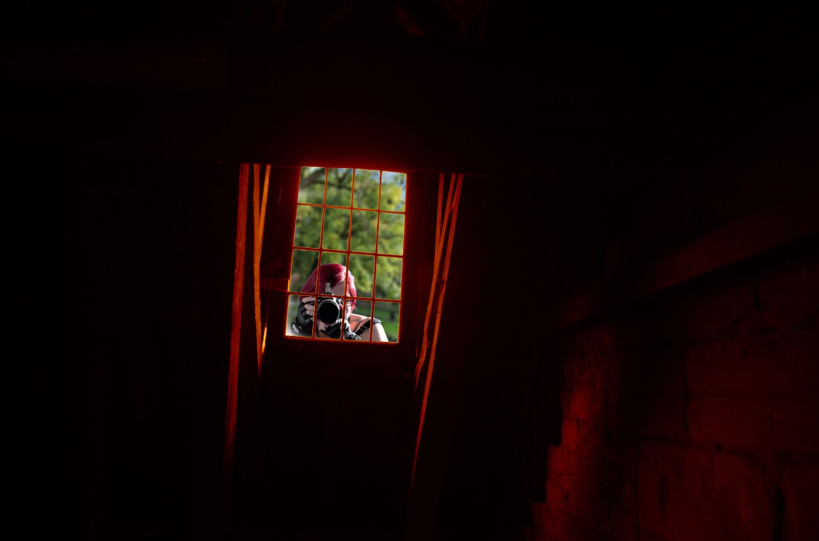 Canon EOS 60D sample photo. Window, spy, photographer photography