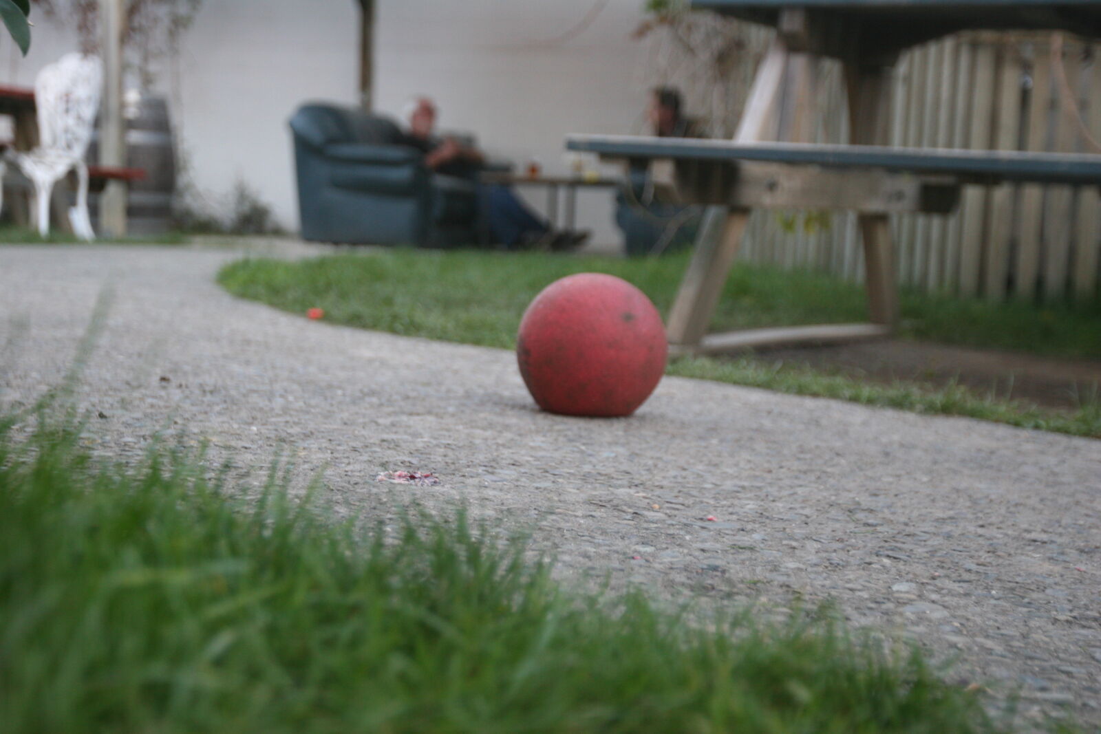 Canon EOS 20D sample photo. Ball, deflated, deflated, ball photography