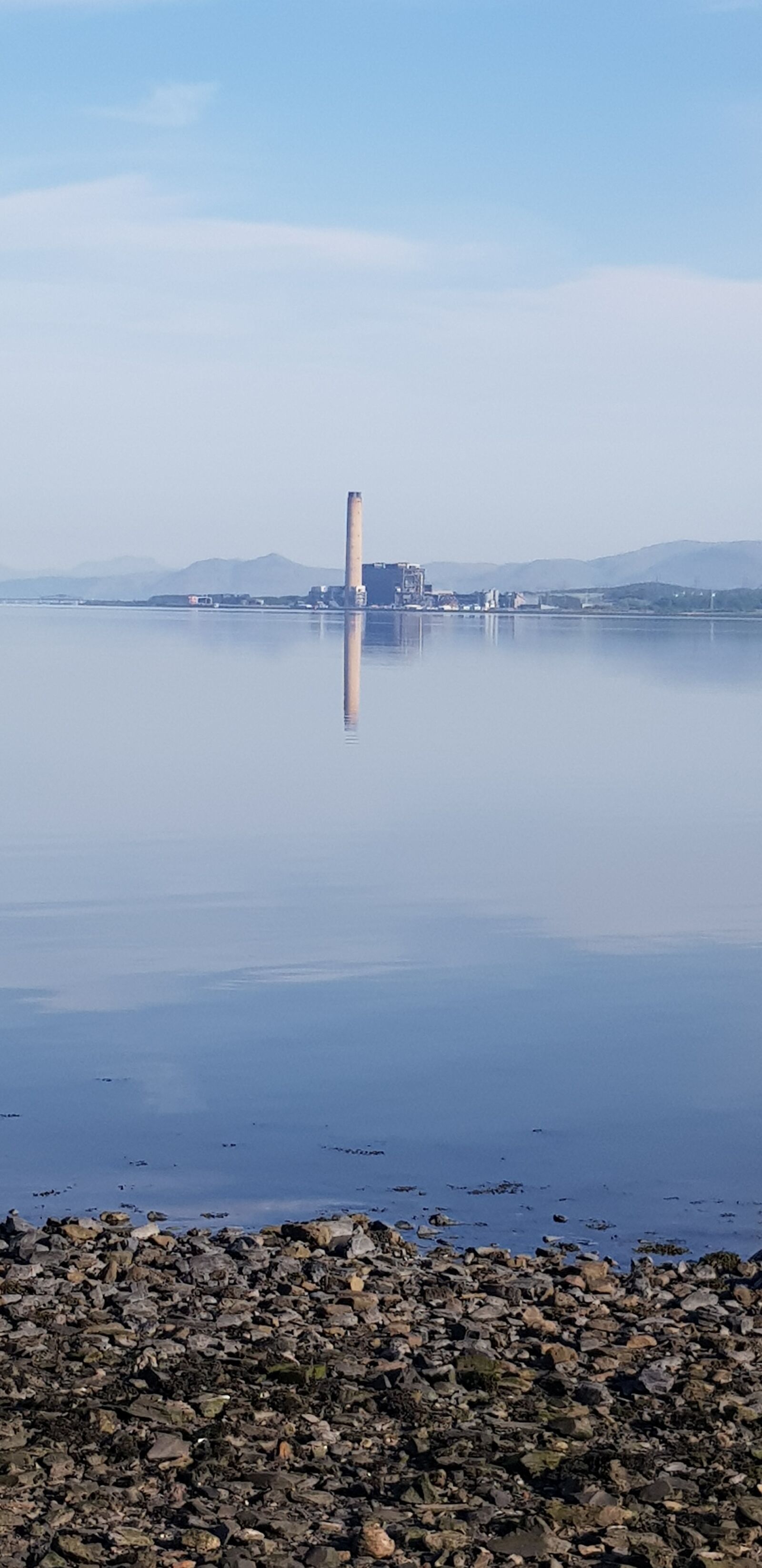 Samsung Galaxy S8 sample photo. Reflections, chimney, river landscape photography