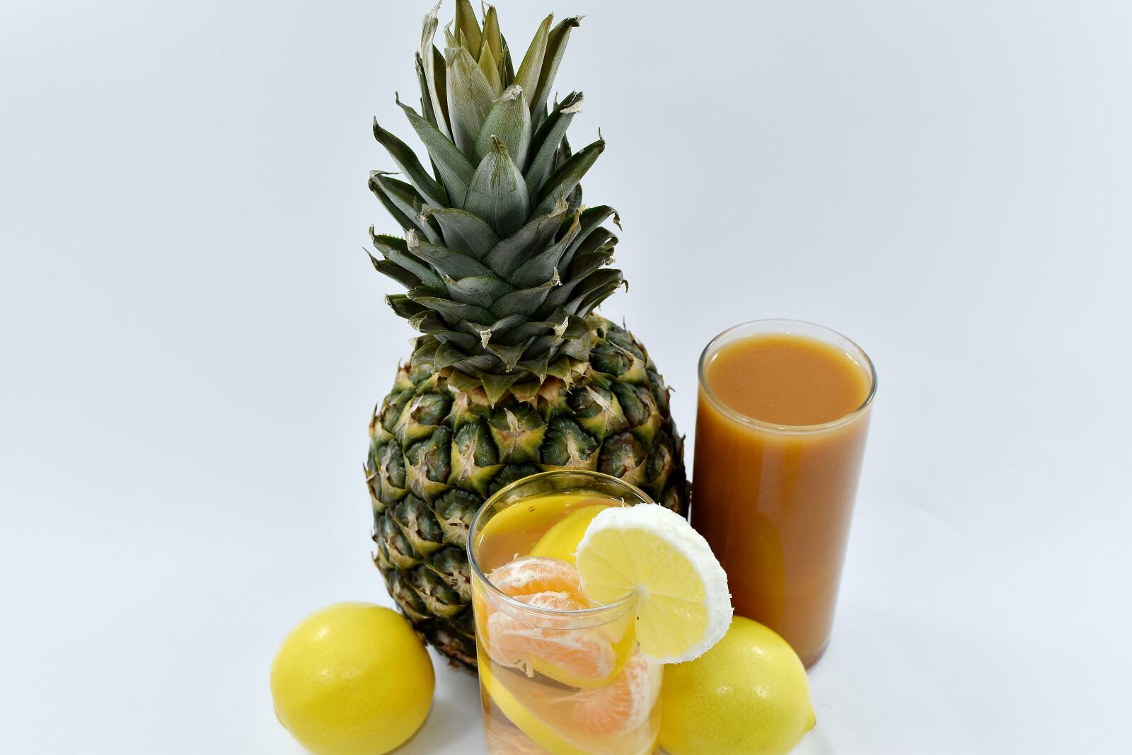 Nikon D5500 sample photo. Cocktails, lemonade, pineapple, produce photography