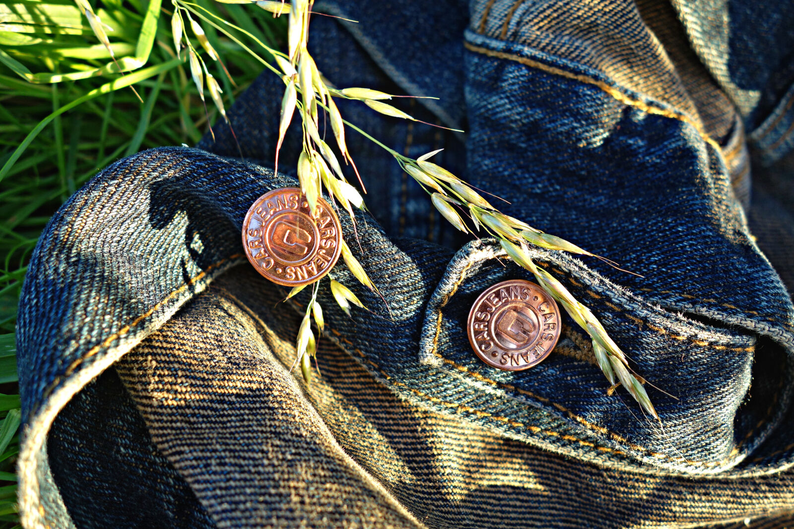 Sony Cyber-shot DSC-RX100 sample photo. Button, clothing, denim, design photography