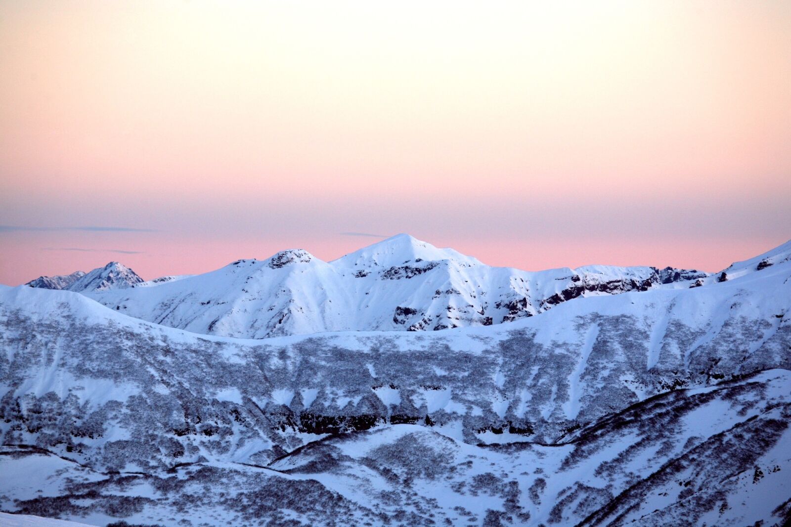 Canon EOS 5D sample photo. The first snow, mountains photography