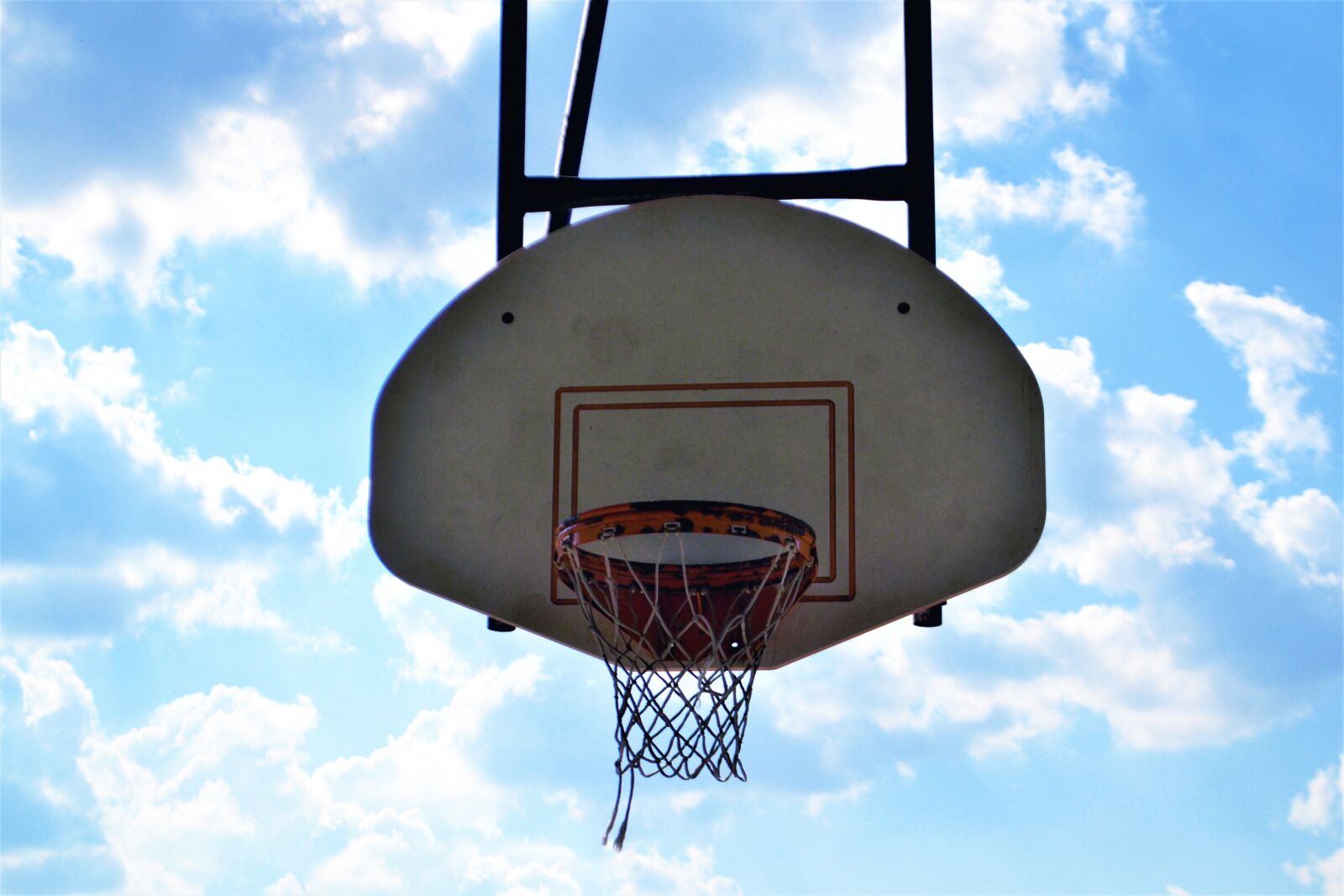 Nikon D3100 sample photo. Basketball, backboard, sports photography