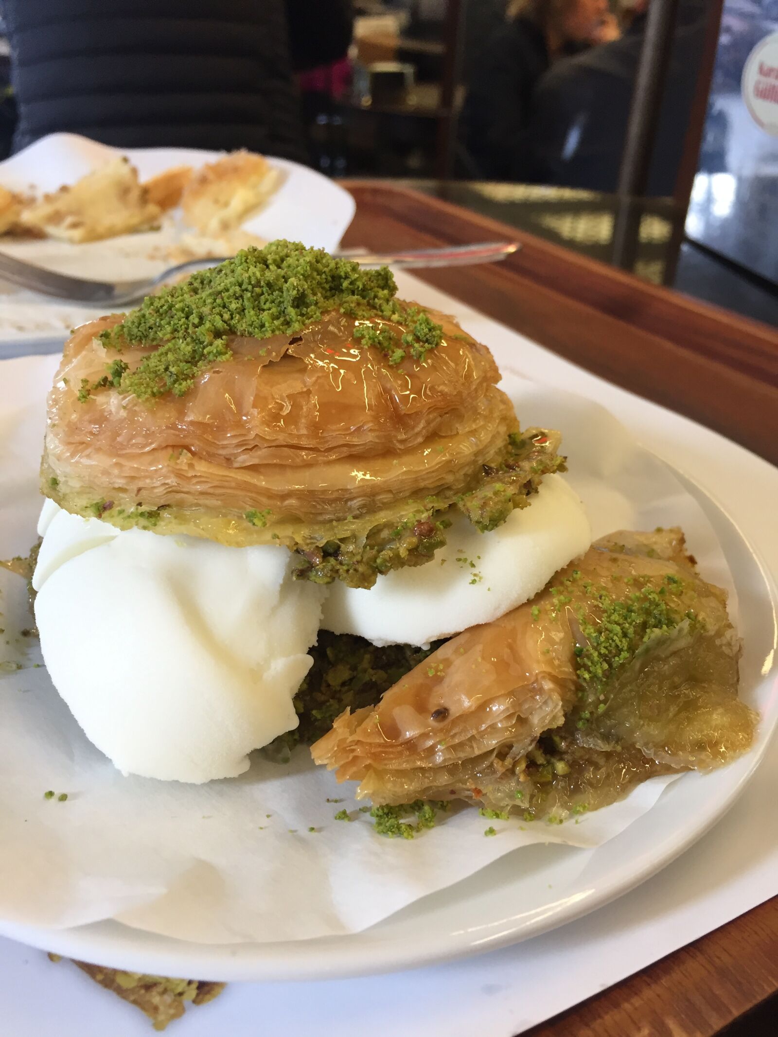 iPhone 6 back camera 4.15mm f/2.2 sample photo. Dessert, food, sweets, turkey photography