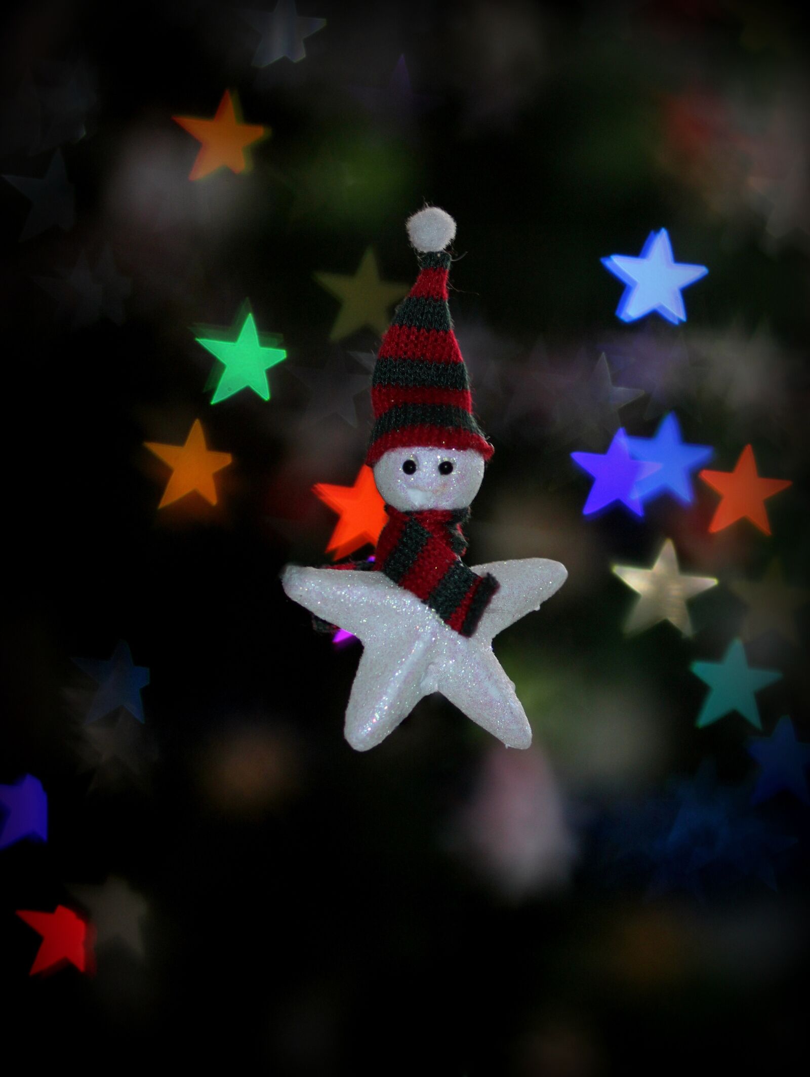 Canon EOS 700D (EOS Rebel T5i / EOS Kiss X7i) + Canon EF 85mm F1.8 USM sample photo. Star, bokeh, decorations photography