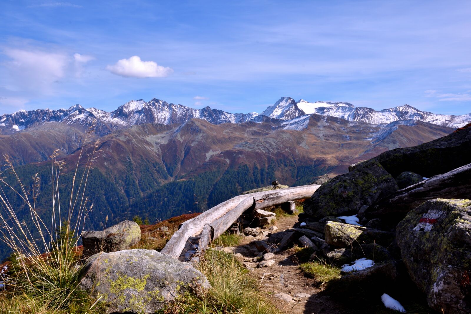Nikon D5500 sample photo. Mountains, trail, landscape photography