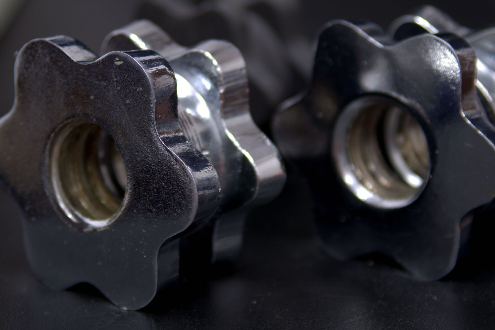 Pentax K-S2 sample photo. Nuts, screw, metal photography