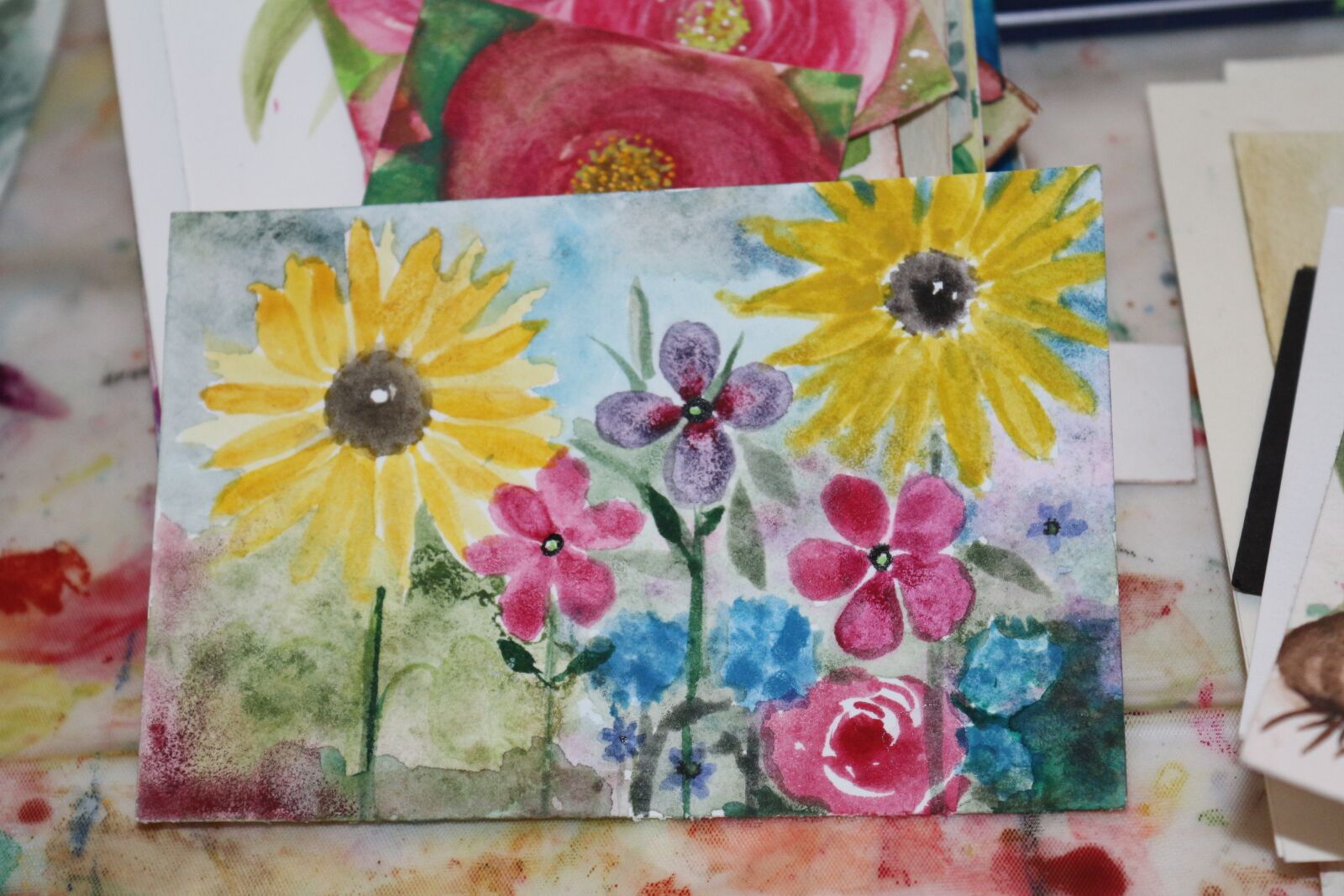 Canon EOS 650D (EOS Rebel T4i / EOS Kiss X6i) sample photo. Painting, watercolor, cheerful photography