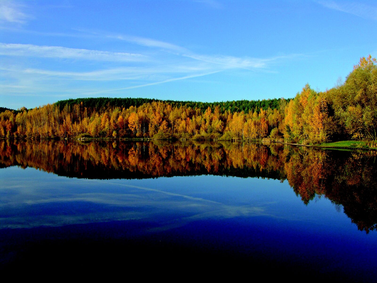 Sony DSC-F828 sample photo. Lake biesern at rochlitz photography