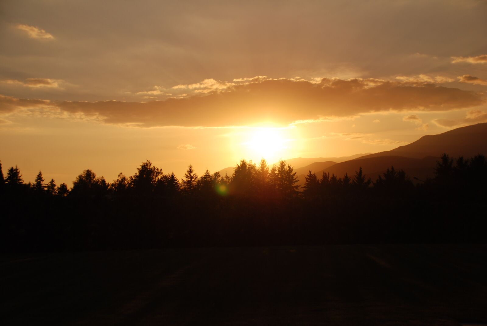 Nikon D80 sample photo. Landscape, sunset, sun photography