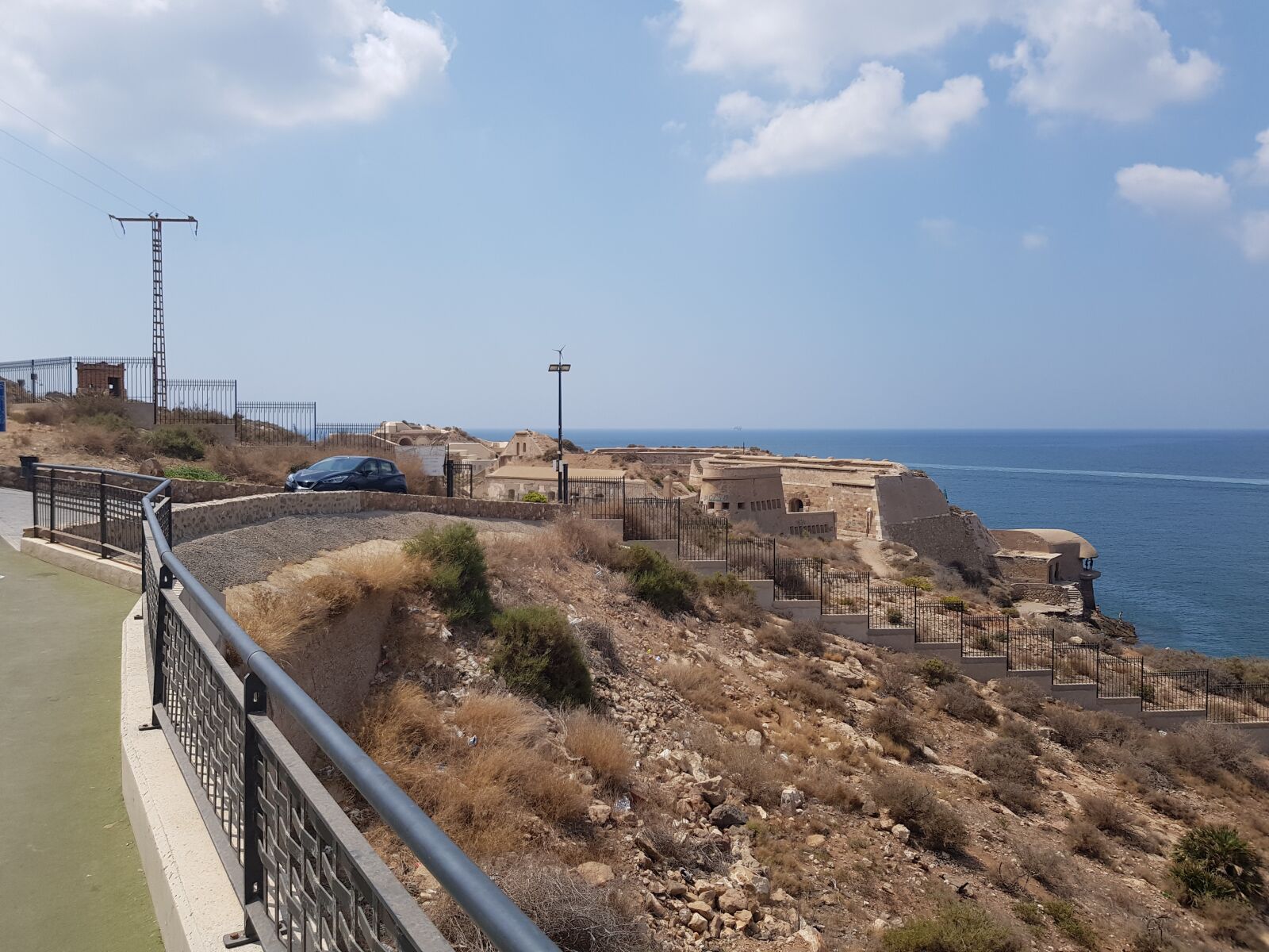 Samsung Galaxy S8+ sample photo. Spain, coast from cartagena photography