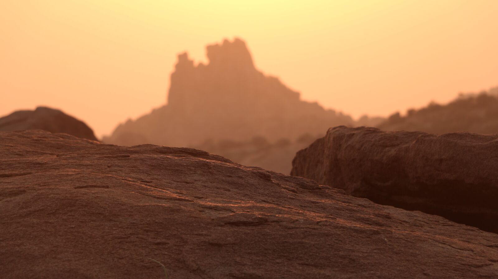 Canon EOS 70D sample photo. Sunset, hampi, karnataka photography