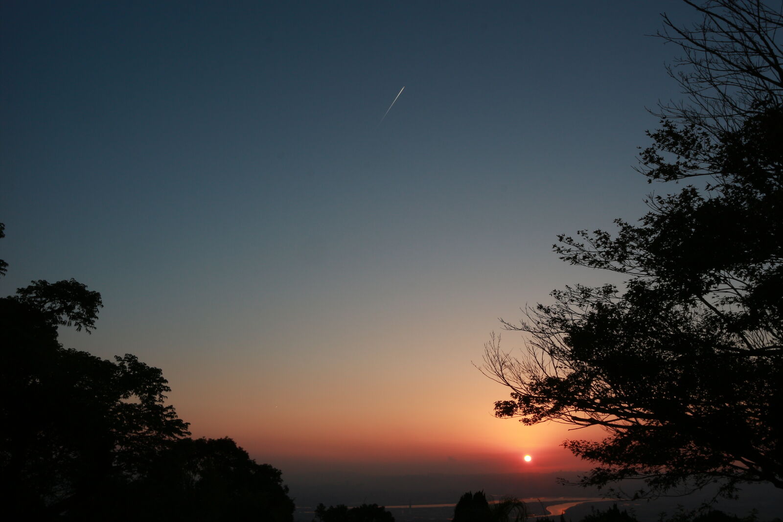 Canon EOS M sample photo. Silhouette, of, tree, at photography