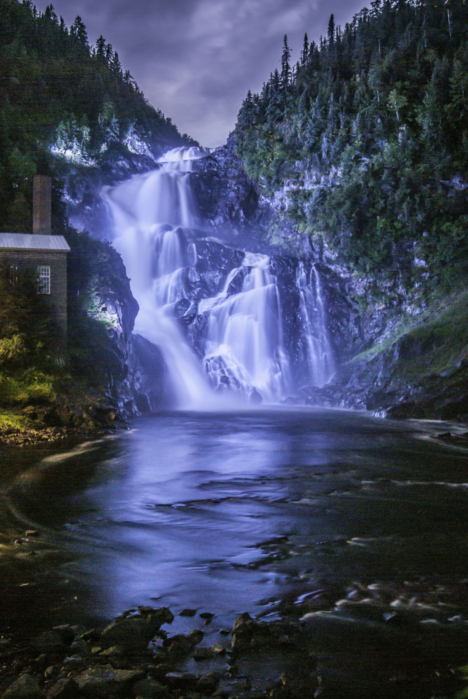 Nikon D60 sample photo. Cascade, body of water photography