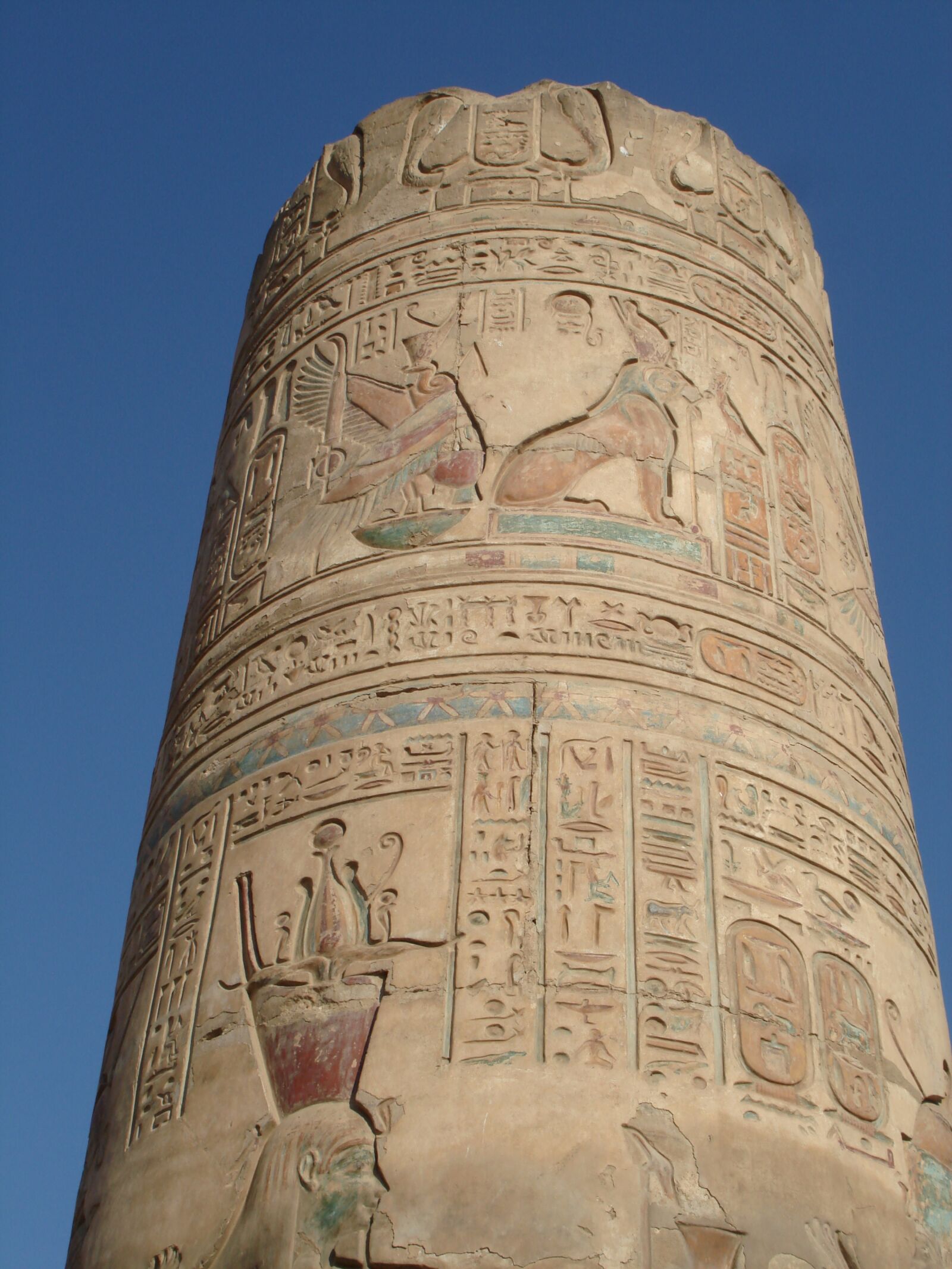 Sony DSC-W100 sample photo. Egypt, hieroglyphic, column photography