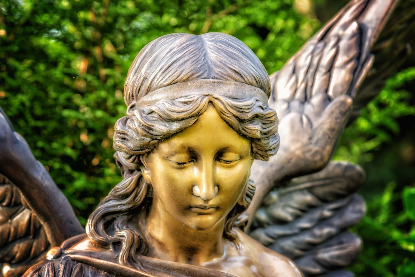 Nikon D3300 sample photo. Angel, sculpture, figure photography