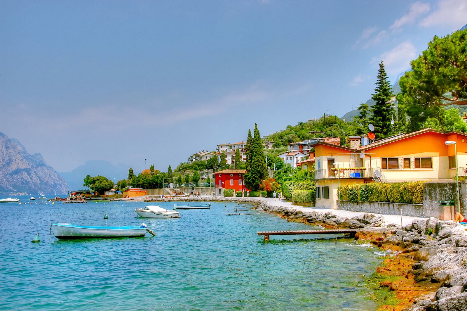 Nikon D40 sample photo. Malcesine, garda, italy photography