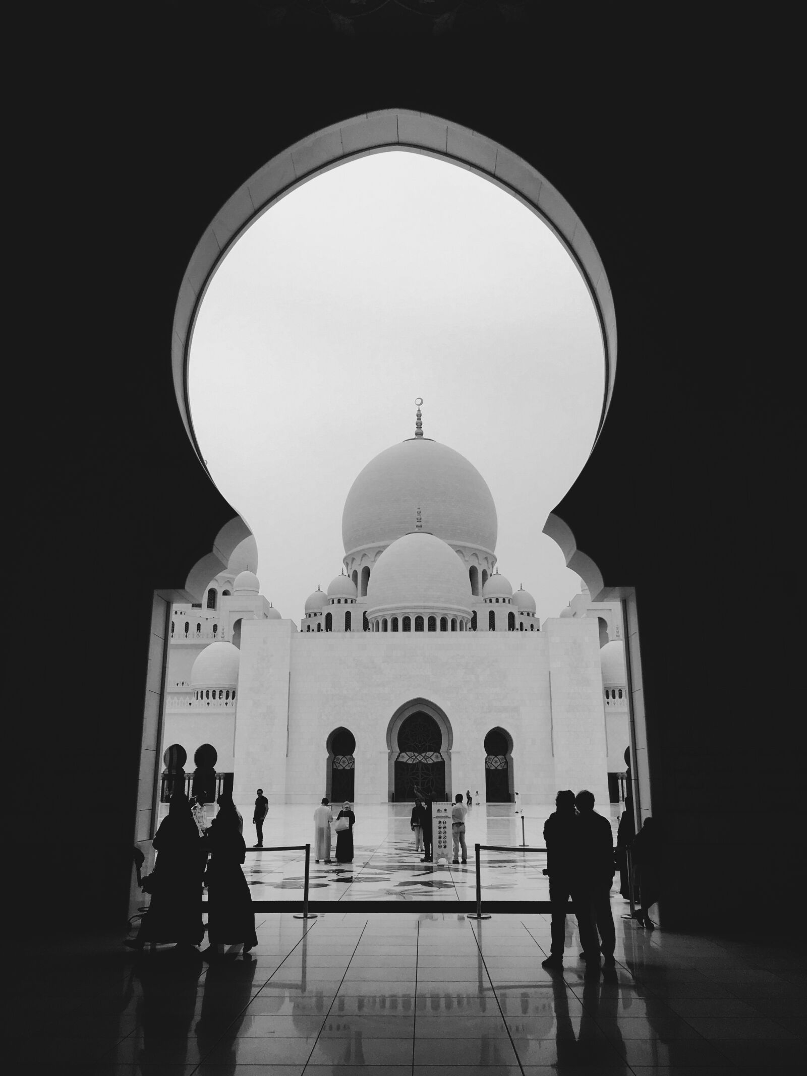Apple iPhone 6s sample photo. B, w, dome, mosque photography