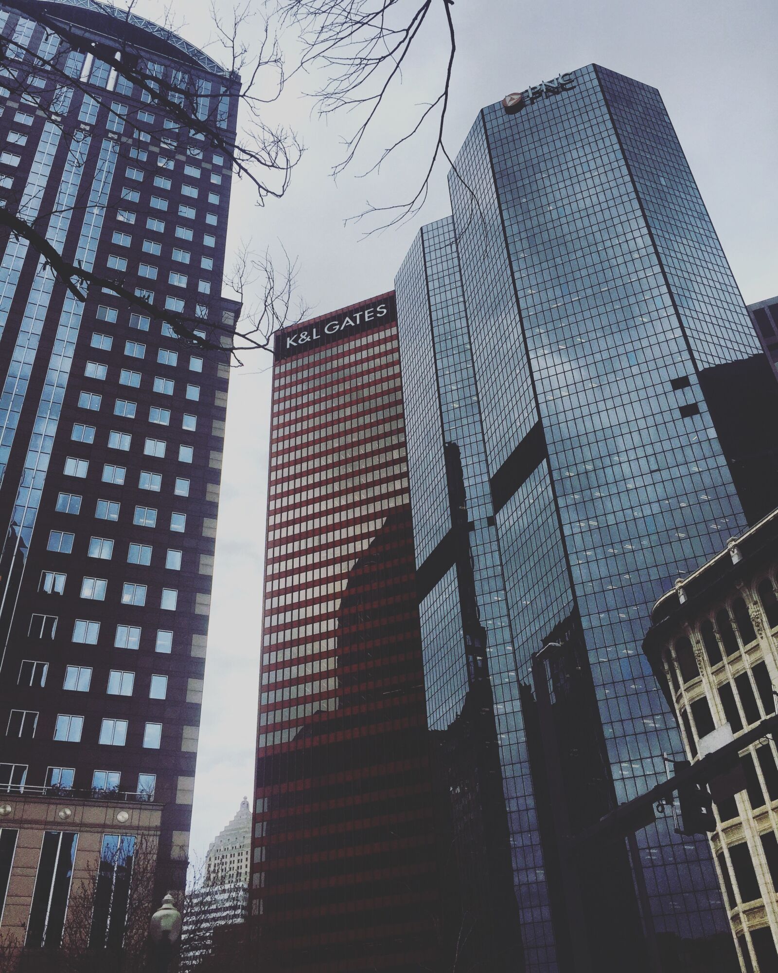 Apple iPhone 6 sample photo. Buildings, city, dark, glass photography