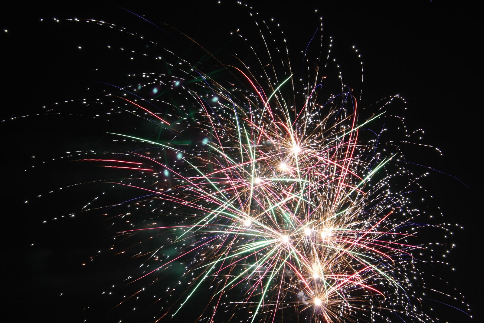 Canon EOS 1300D (EOS Rebel T6 / EOS Kiss X80) sample photo. Fireworks, fire, party photography