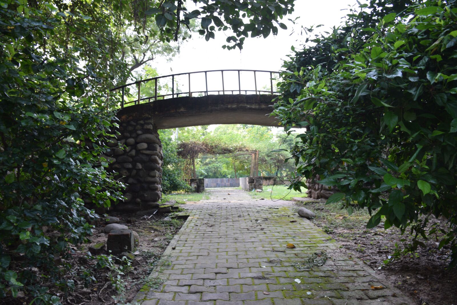 Nikon D5300 sample photo. Old, bridge, park photography