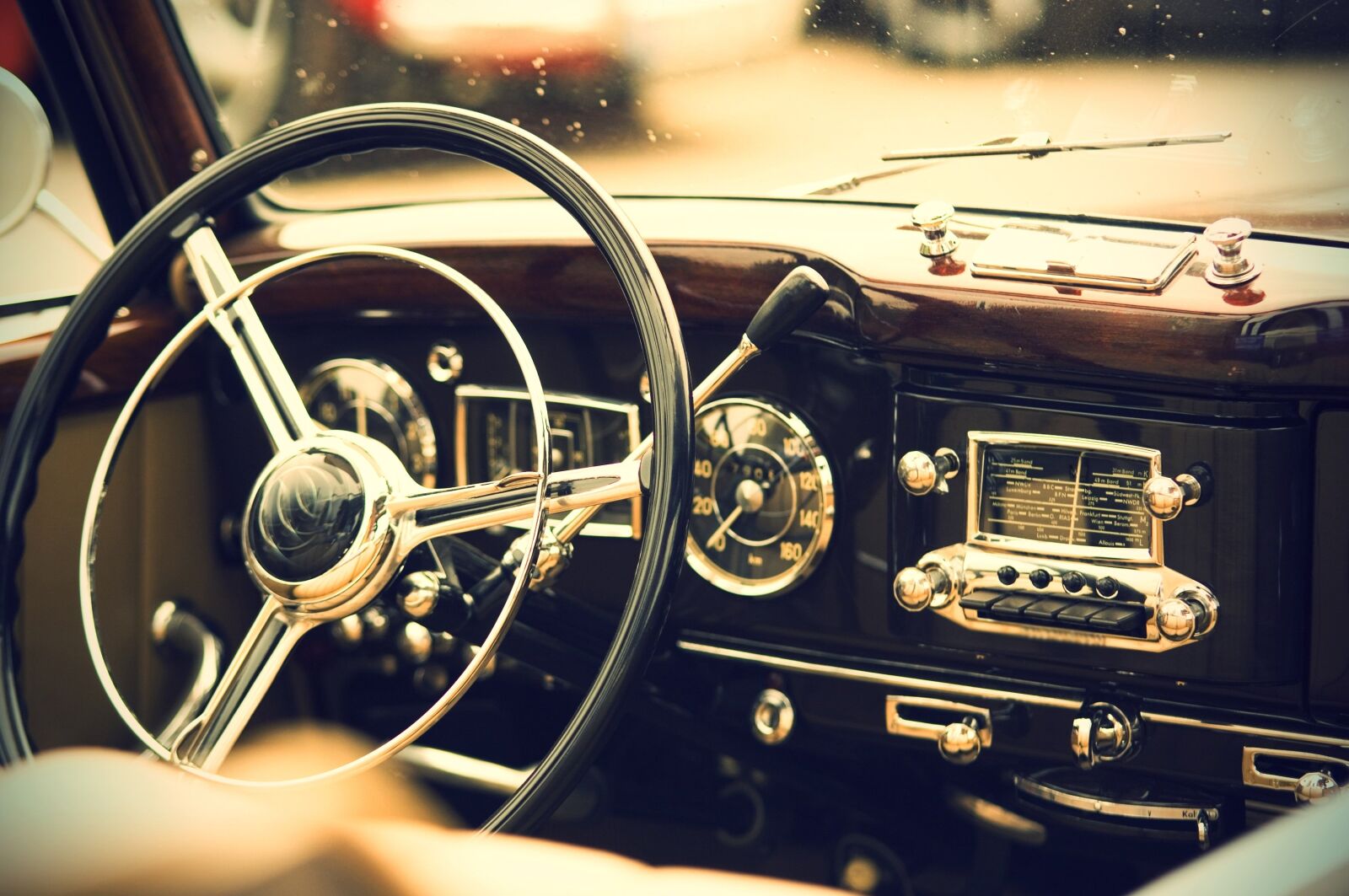 Nikon D2X sample photo. Oldtimer, interior, us vehicle photography