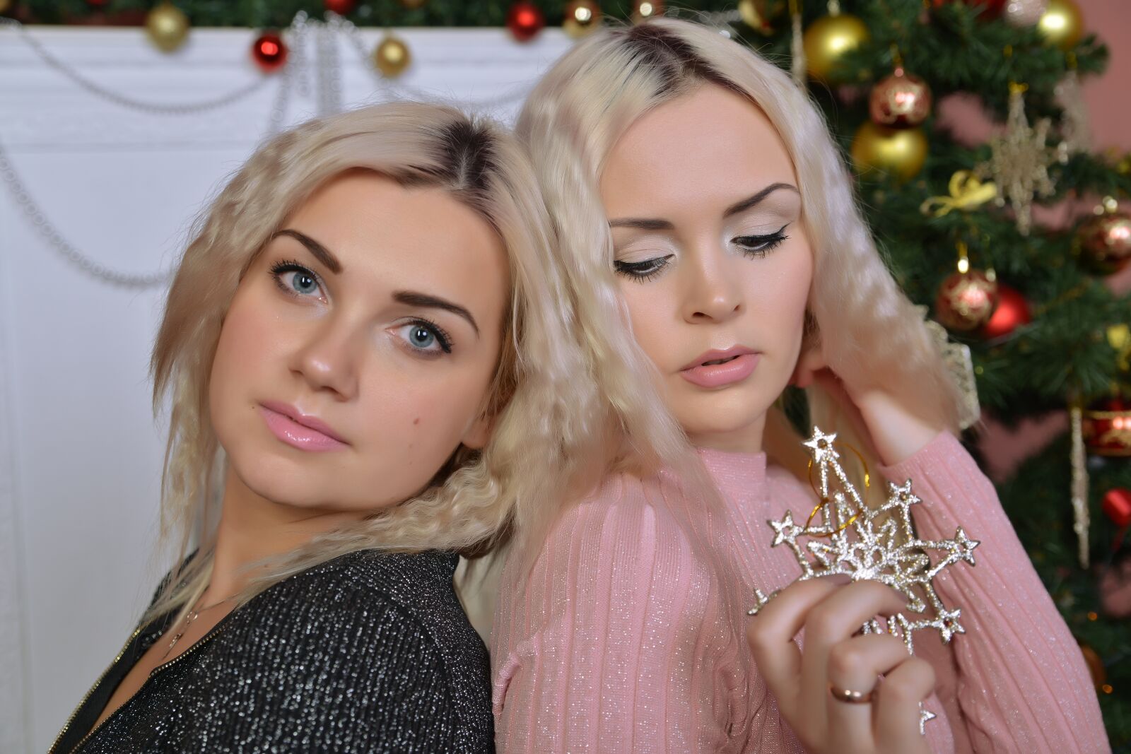 Nikon D800 sample photo. Blonde, girlfriend, two girls photography