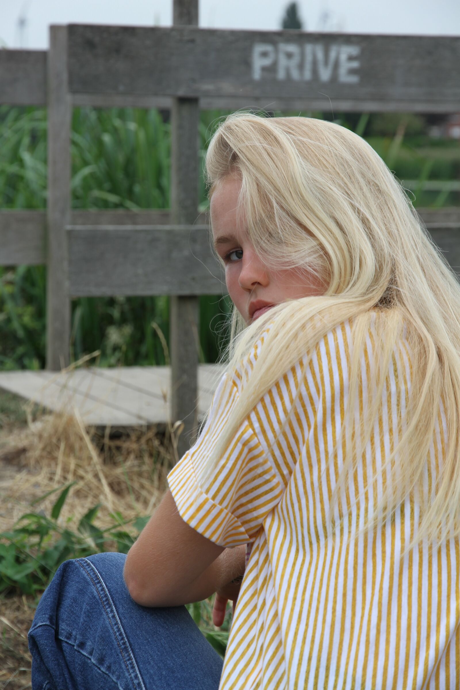 Canon EOS 7D sample photo. Young girl, water, blonde photography