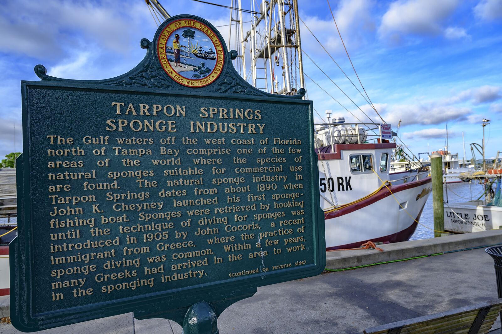 Nikon Z7 + Nikon Nikkor Z 24-70mm F4 S sample photo. Florida, tarpon springs, boats photography