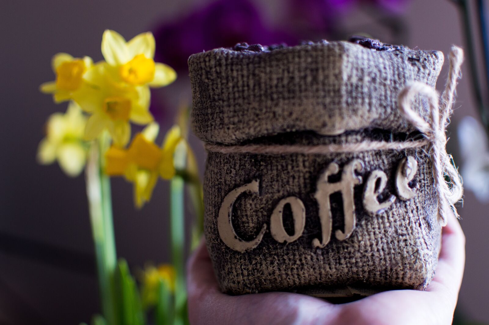 Nikon D3200 sample photo. Coffee, night, grain photography