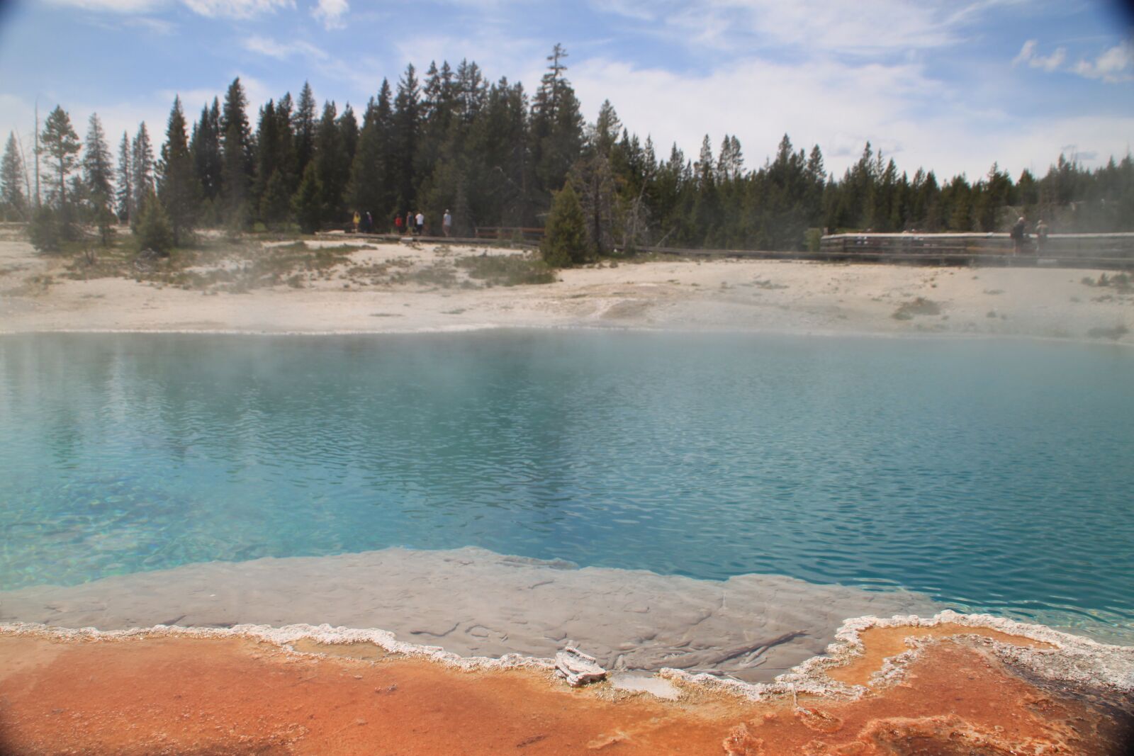 Canon EOS 500D (EOS Rebel T1i / EOS Kiss X3) sample photo. Yellowstone, hot springs, ge photography