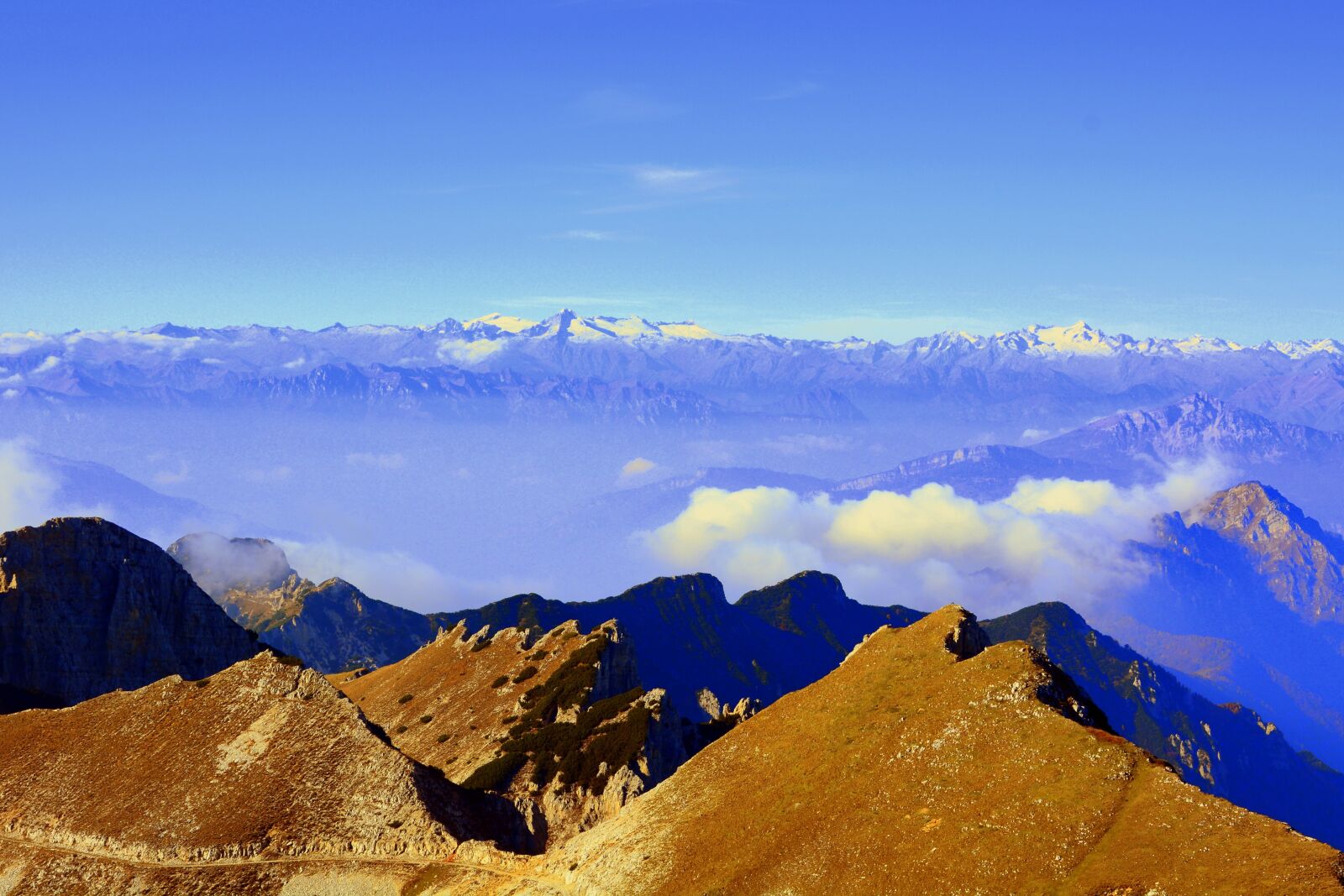 Nikon D7100 sample photo. Mountains, clouds, landscape photography