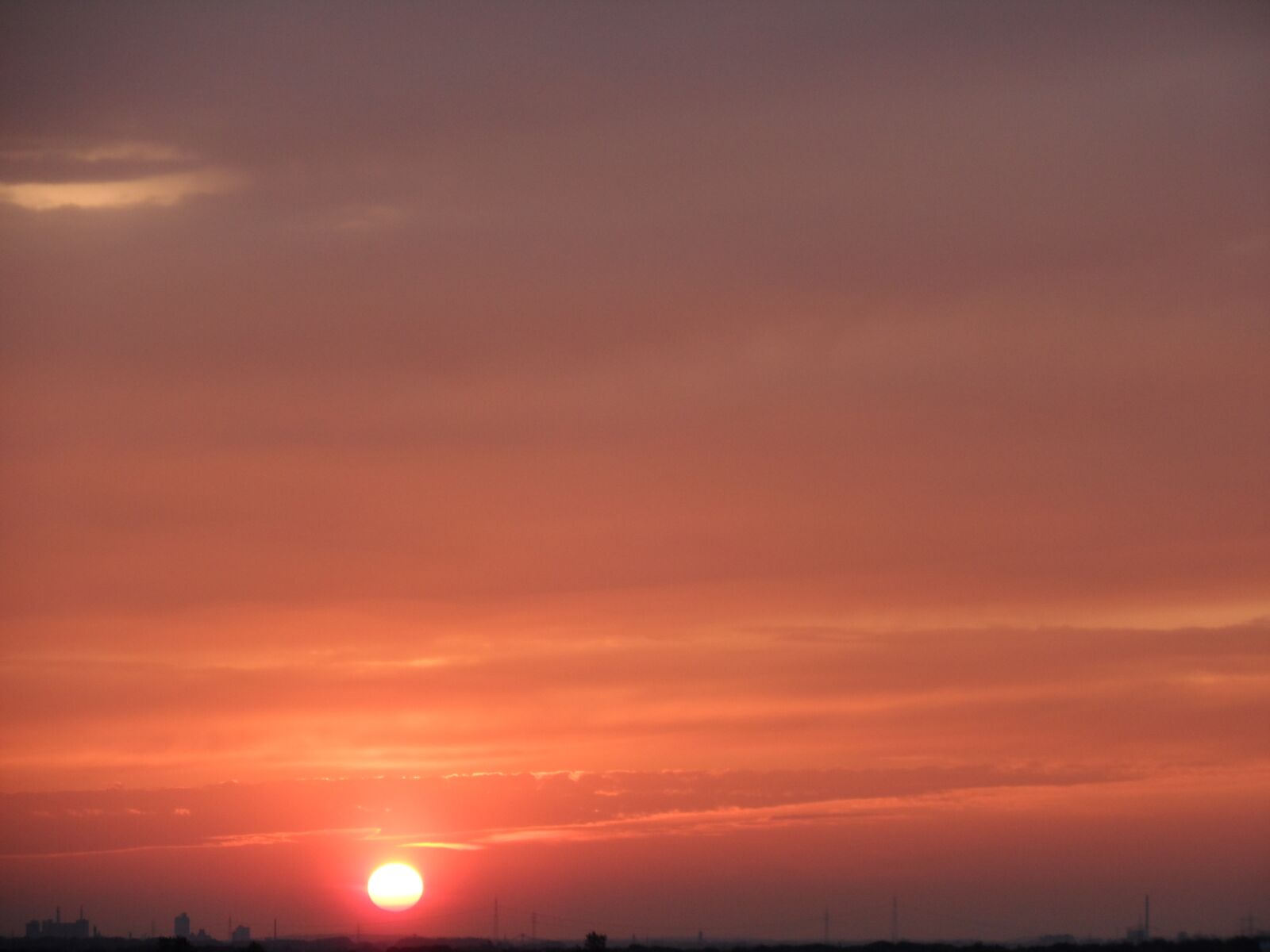 Samsung ST200 / ST200F / ST201 / ST201F / ST205F sample photo. Sonnenuntergang, sunset, abendhimmel photography