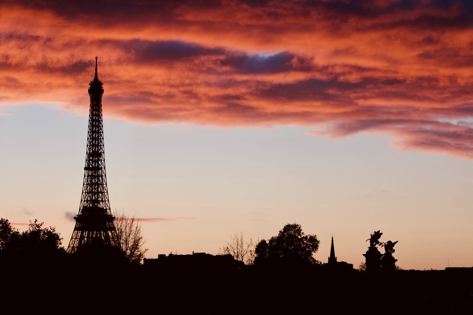 Canon EOS 70D + Canon EF 70-200mm F4L IS USM sample photo. Paris, eiffel tower, sunset photography