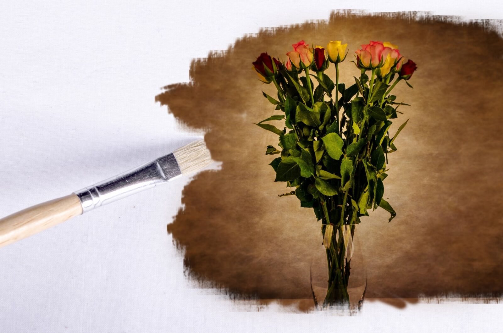 Nikon D5100 sample photo. Abstract, art, brush, canvas photography