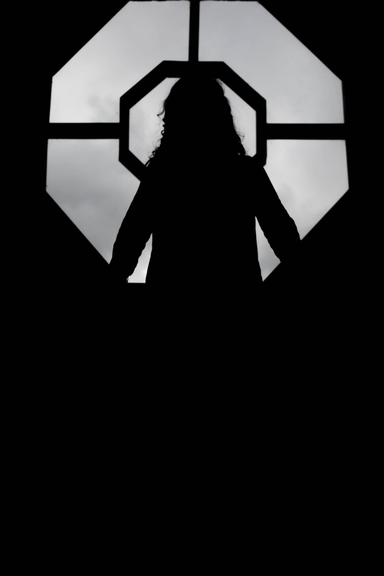 Nikon D3100 sample photo. Silhouette, girl, model photography