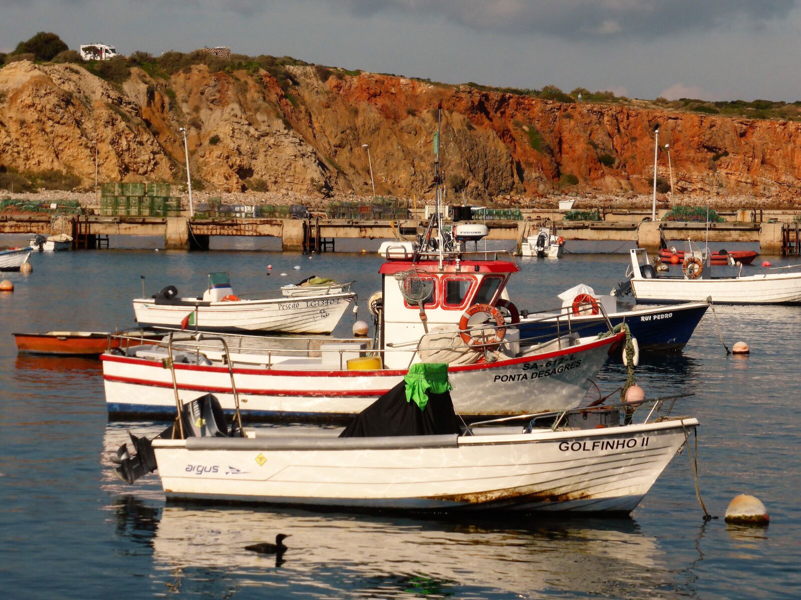 Panasonic Lumix DMC-ZS30 (Lumix DMC-TZ40) sample photo. Boats, port, fishing boats photography