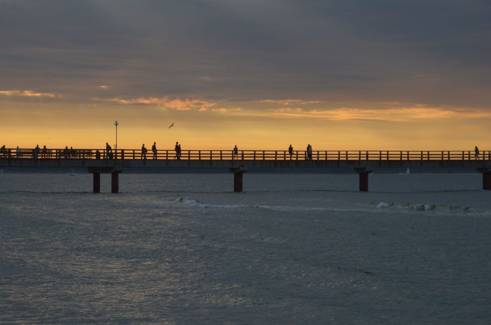 Nikon D5100 sample photo. Sea, evening, evening sun photography