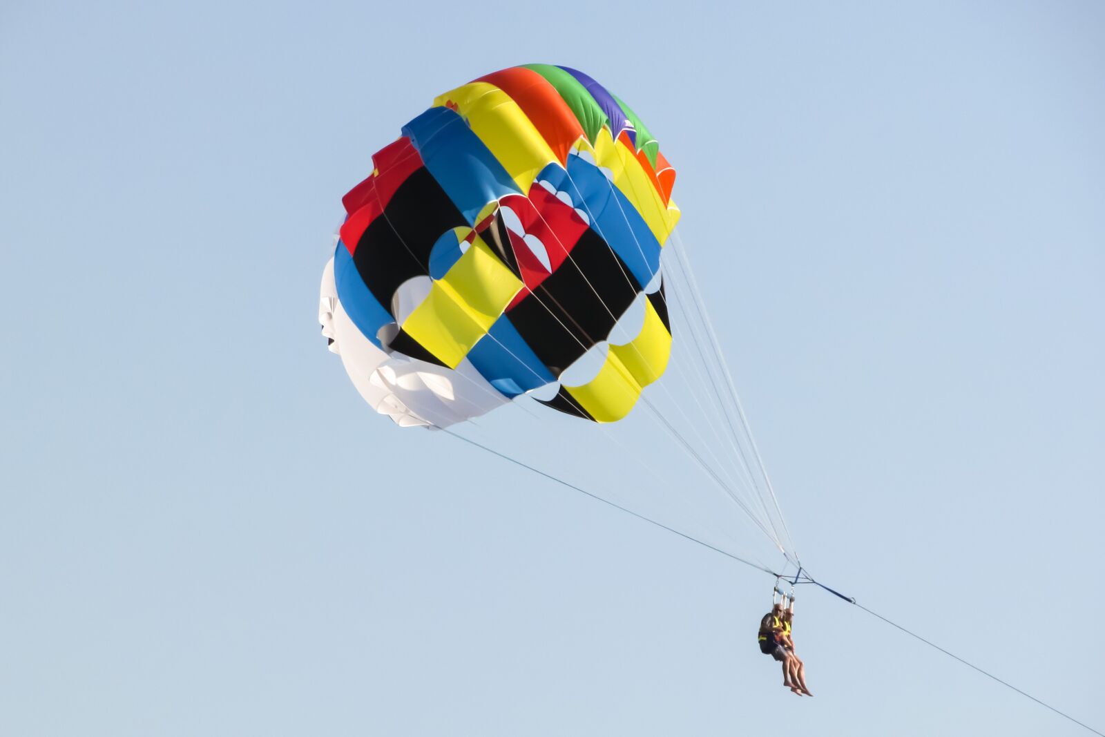 Canon PowerShot SX400 IS sample photo. Parachute, paragliding, cat and photography