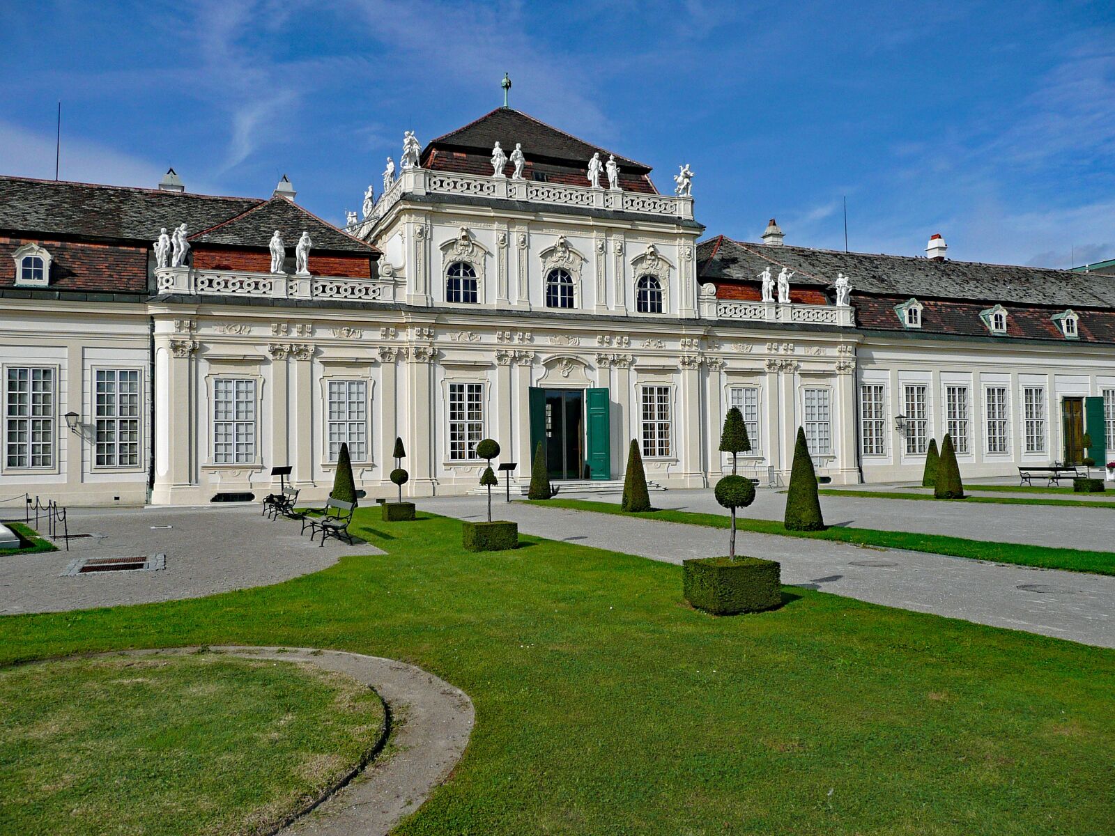 Panasonic DMC-TZ3 sample photo. Belvedere palace, vienna, austria photography