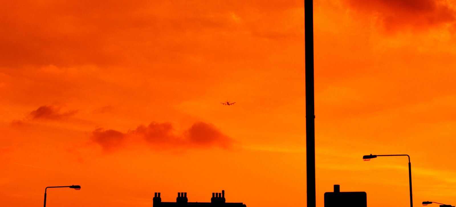 Nikon D3200 sample photo. Airplane, orange, sky photography
