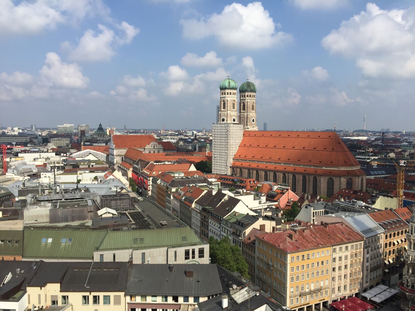 Apple iPhone 6 sample photo. Munich, panorama, frauenkirche photography