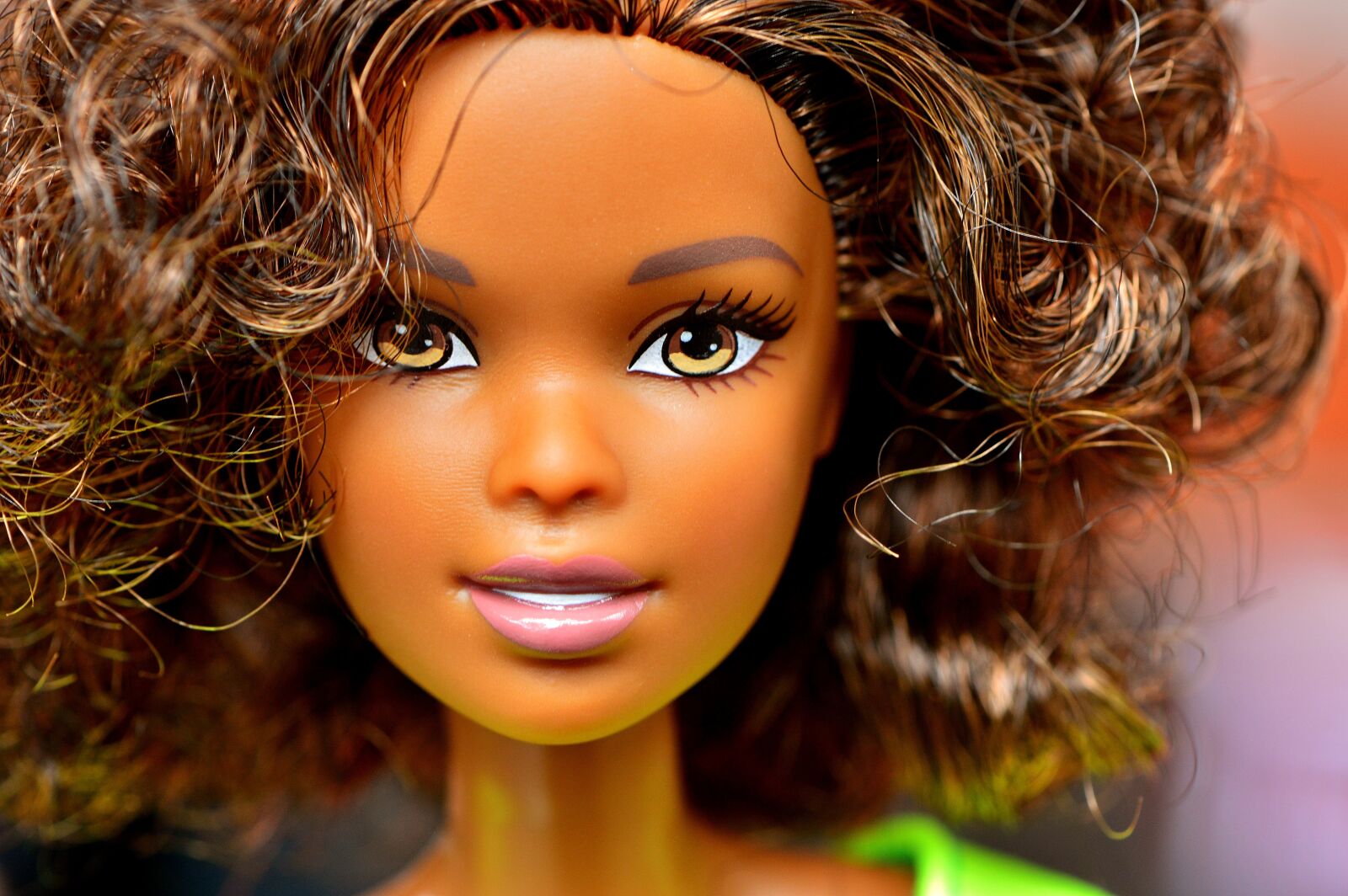 Nikon D3200 sample photo. Barbie, doll, head photography