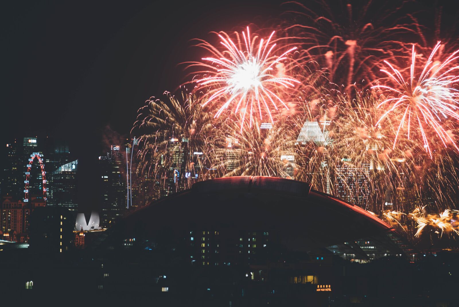 Nikon D750 sample photo. Fireworks, city, urban photography