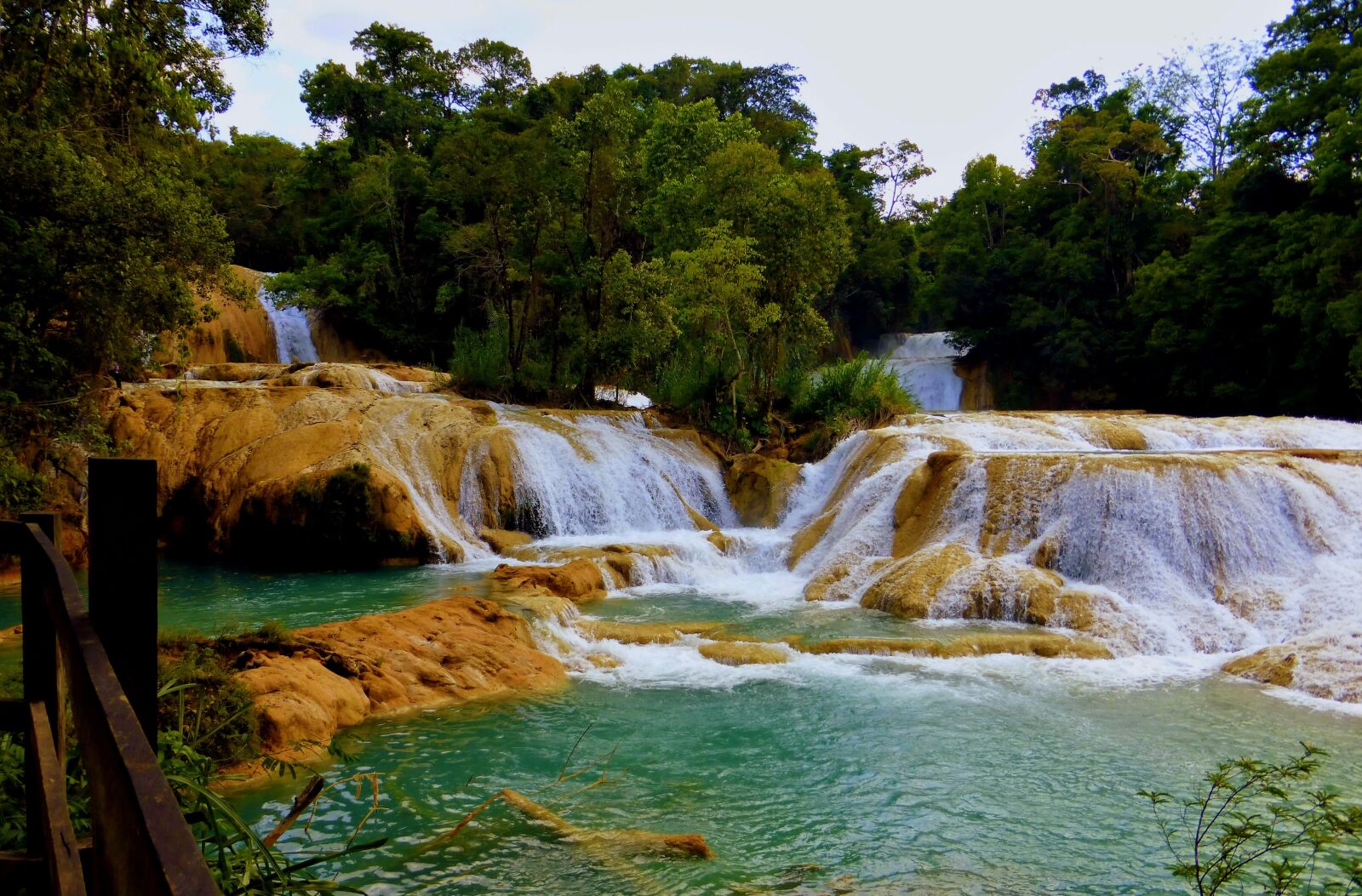 Panasonic Lumix DMC-ZS25 (Lumix DMC-TZ35) sample photo. Mexico, cascade, aqua azul photography