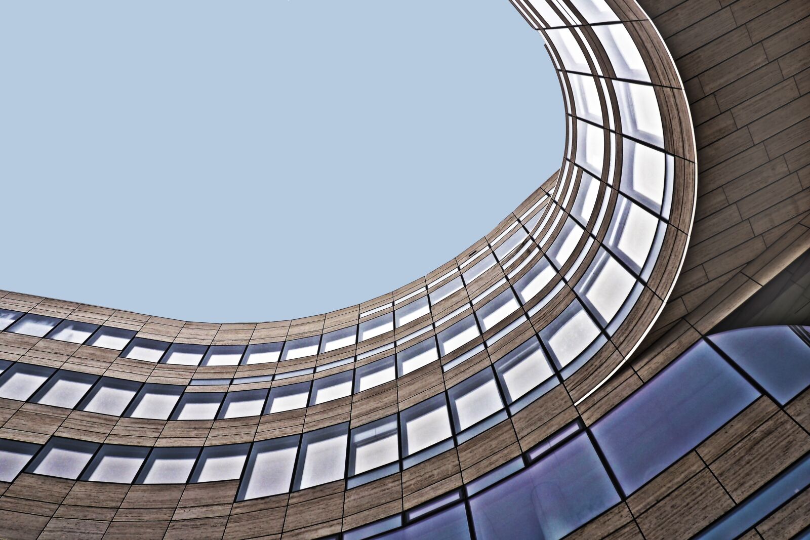 Olympus OM-D E-M10 sample photo. Architecture, glass, modern photography